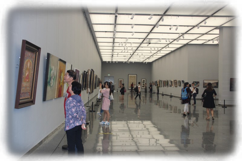 成都市第四十中學校師生作品入選四川省首屆巖彩畫壁畫展