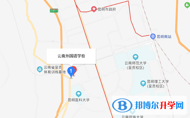 云南外國語學校小學部地址在哪里
